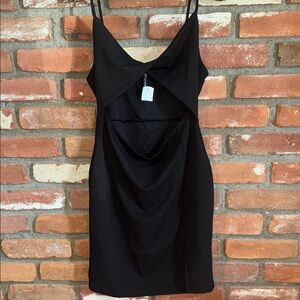 Elegant Black Mini Dress